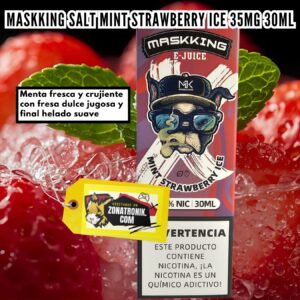 MASKKING SALT MINT STRAWBERRY ICE 35MG 30ML