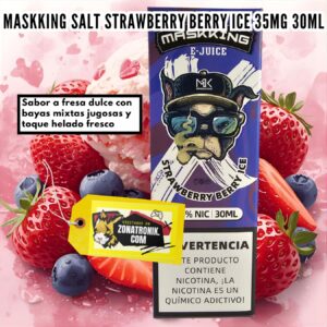 MASKKING SALT STRAWBERRY BERRY ICE 35MG 30ML