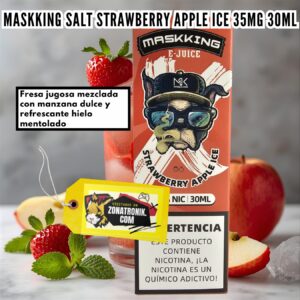 MASKKING SALT STRAWBERRY APPLE ICE 35MG 30ML