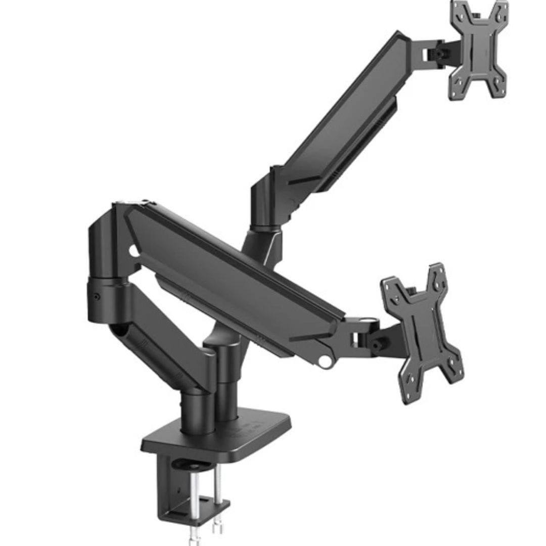 Soporte de Brazo Doble para Monitores Ajustable y Reforzado