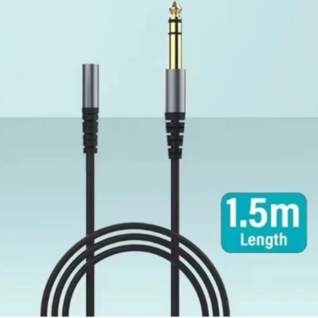 Adaptador Conector Hembra 6.35mm a 3.5mm