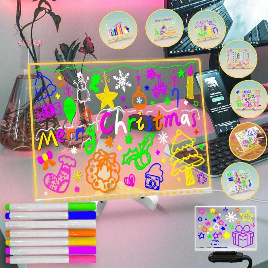 Pizarra Infantil con iluminacion Led 40x30