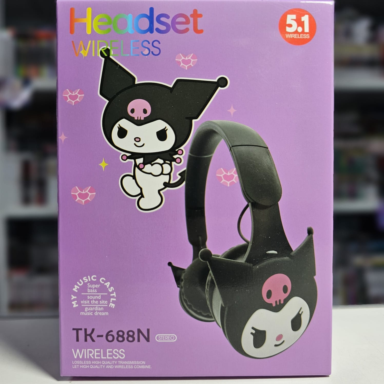 Auriculares Bluetooth Kuromi TK-688N