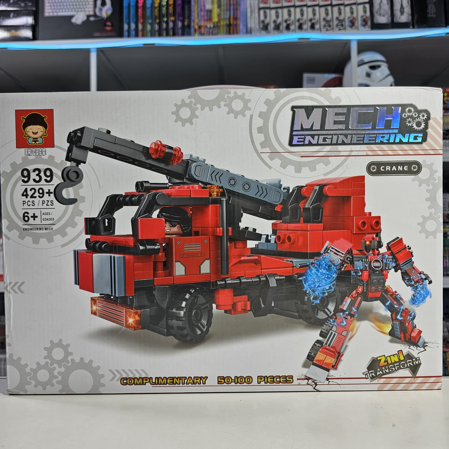 Pogo Block Mech Engineers - Bombero 2 en 1