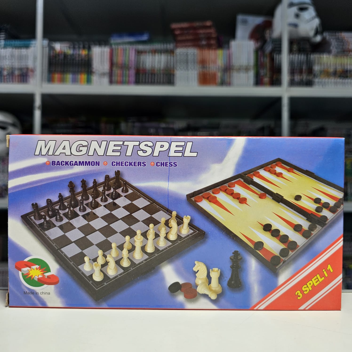 Juego 3 en 1 Ajedrez/Backgammon/Damas