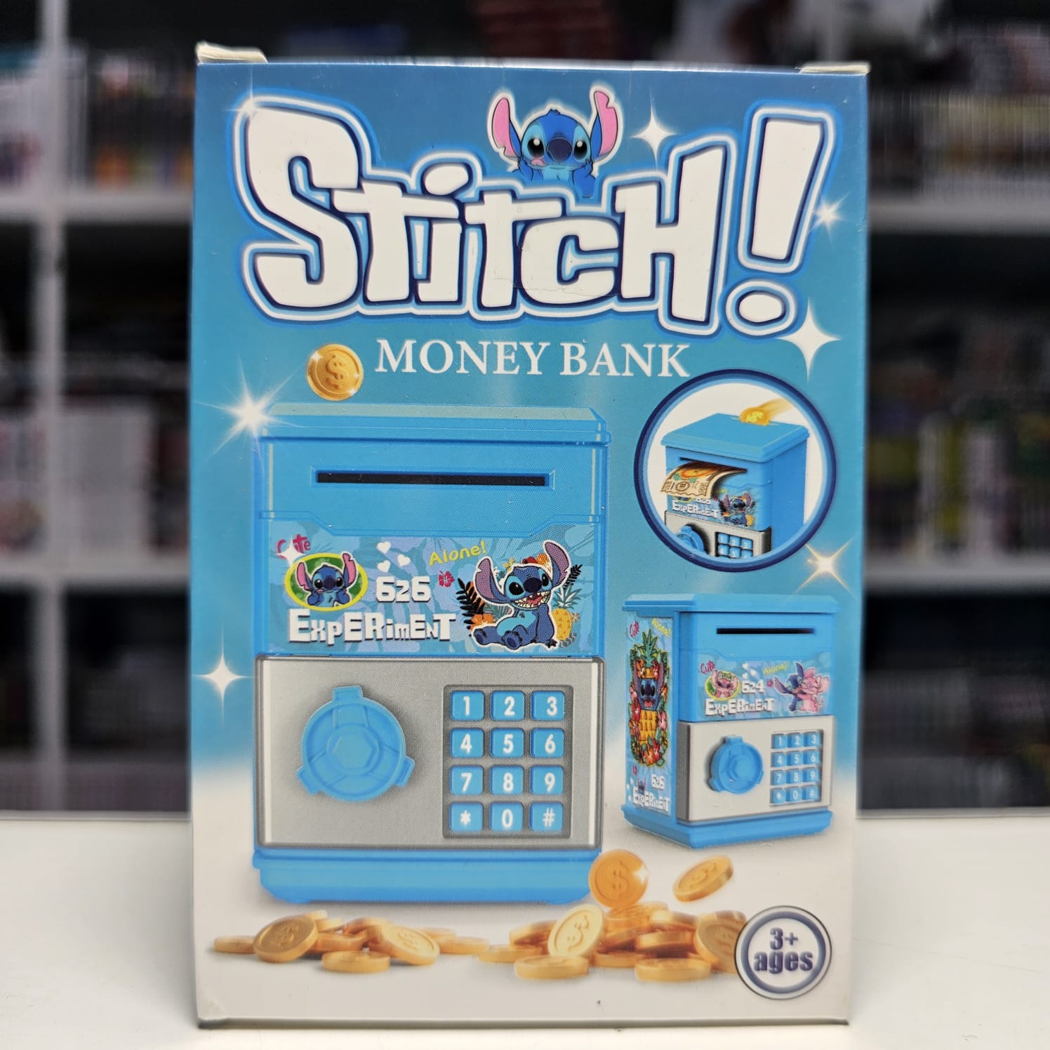 Alcancia billetes/monedas Stitch
