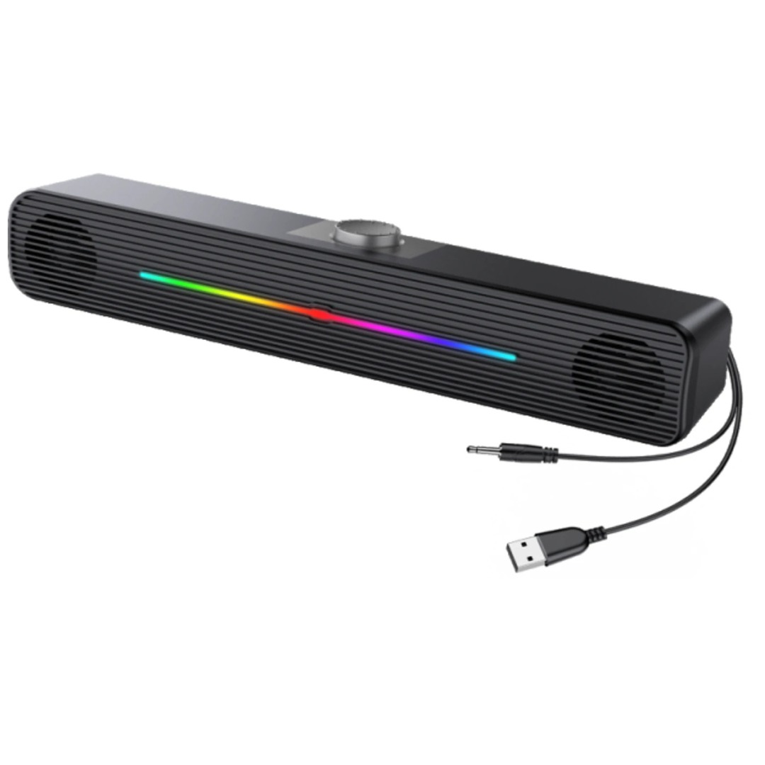 Parlante Barra de Sonido para PC con Cable Estereo Compacto