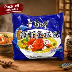 Ramen Marisco x5 Master Kong (Azul)