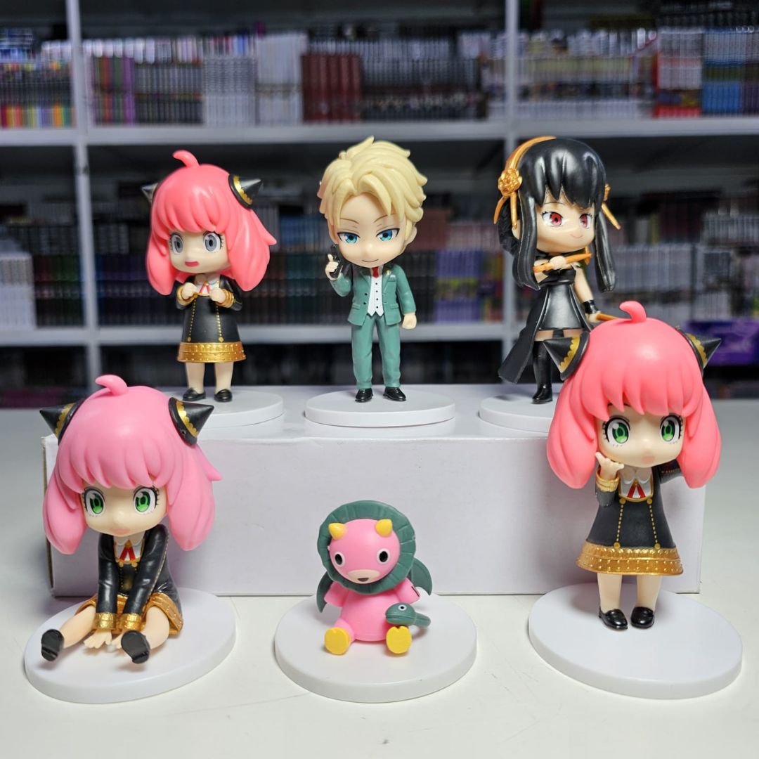 Set Figuras Spy x Family x6