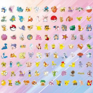 Stickers X50 POKEMON