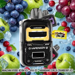MAX BAR 30.000 PUFF sour apple ice - grape ice - blueberry cherry cranberry ice