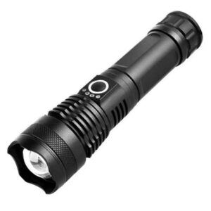 Linterna Metalica recargable multifuncion
