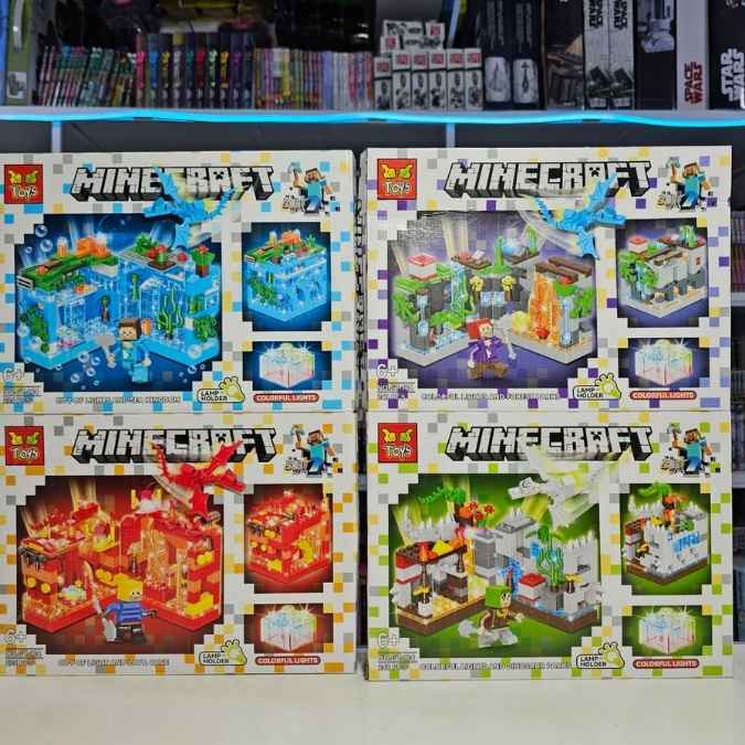 Pogo Minecraft Biomas 1000pcs aprox X4 GT-124
