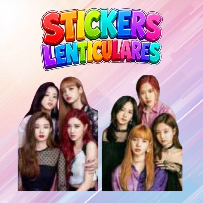 STICKER LENTICULAR KPOP BLACKPINK
