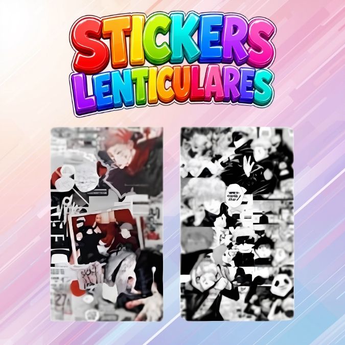 STICKER LENTICULAR ITADORI & GOJO