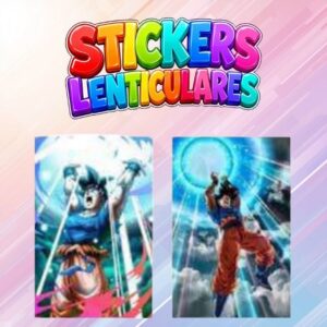 STICKER LENTICULAR GOKU GENKIDAMA