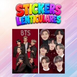 STICKER LENTICULAR BTS