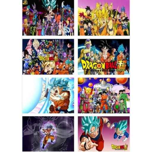 Posters x8 29CM 42CM Dragon Ball