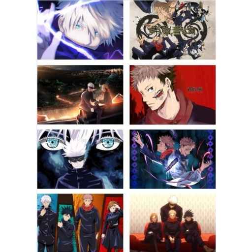 Posters x8 29CM 42CM Jujutsu Kaisen