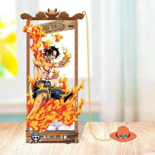 MARCAPAGINAS METAL ACE - ONE PIECE