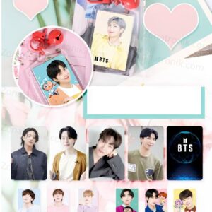Llavero BTS con photocards