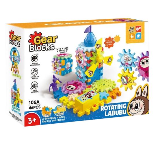Bloques y Engranajes Labubu x46pcs