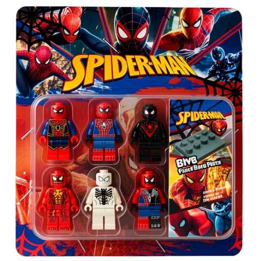 Set Figuras Spiderman Compatible LEGO Minifigures Pack