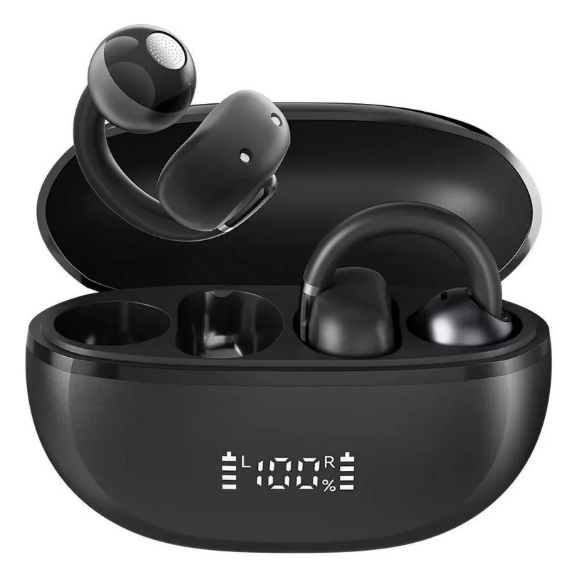AURICULARES HAYLOU AIRFREE OW03 TRUE WIRELEES MIC BLACK