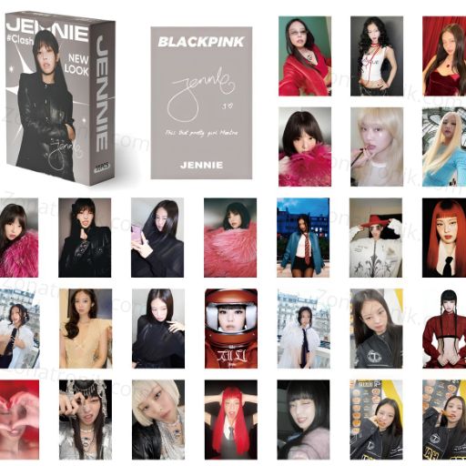 PHOTOCARDS X55 JENNIE - BLACK PINK