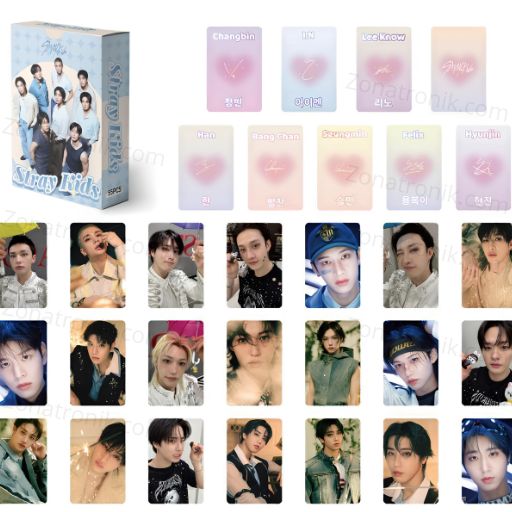 PHOTOCARDS X55 STRAY KIDS