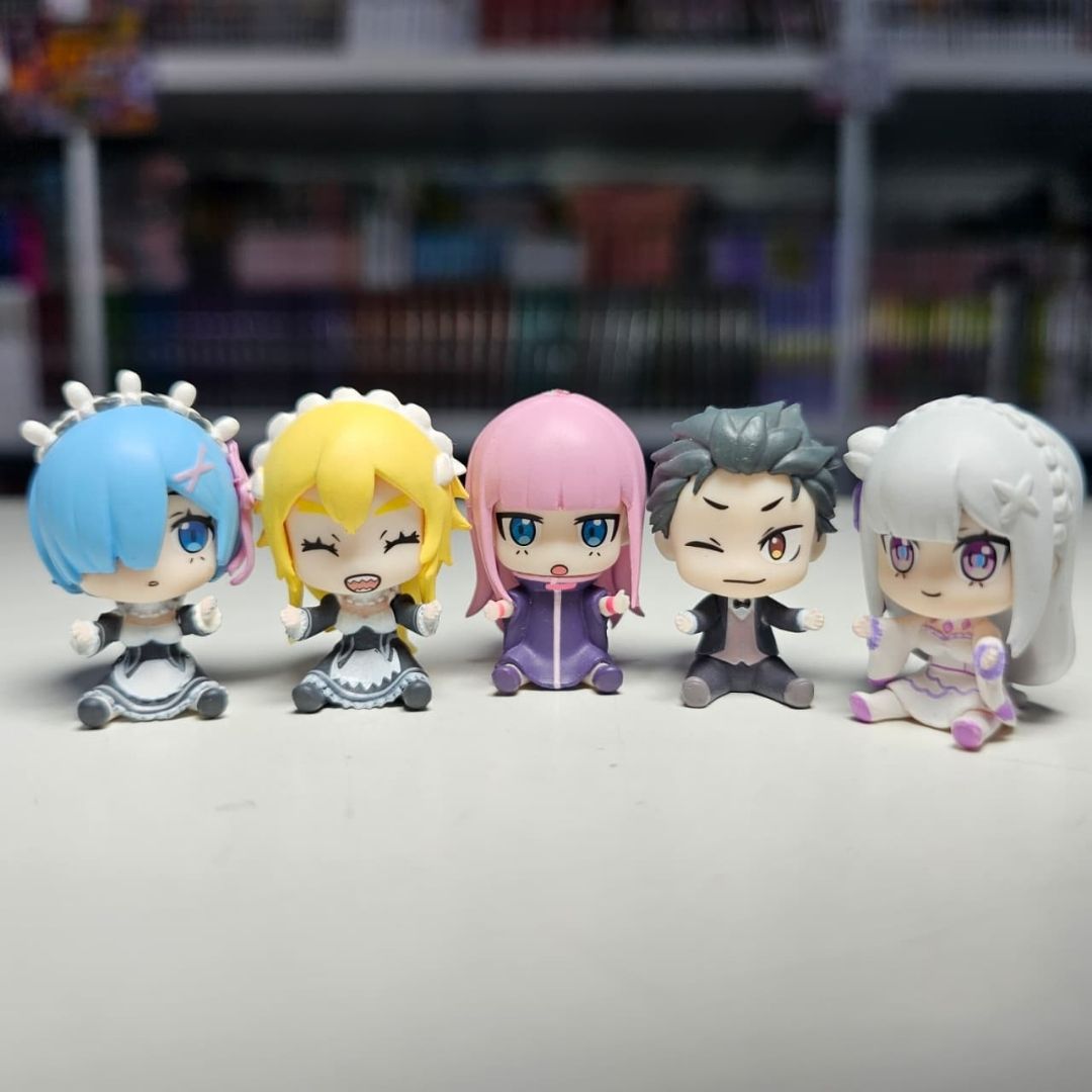 Figura Set Figuras Chbi - Re Zero