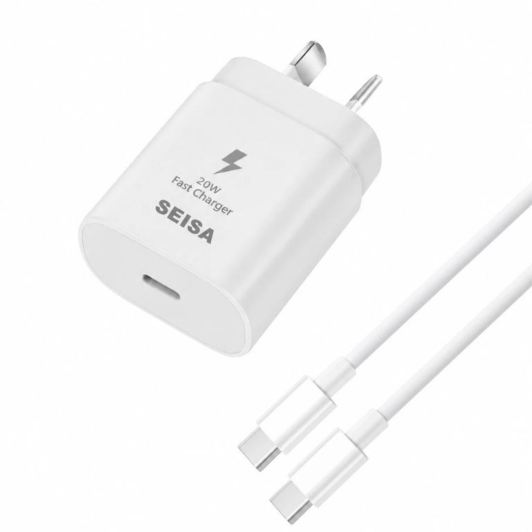 Cargador de pared 20 W con cable USB-C a USB-C