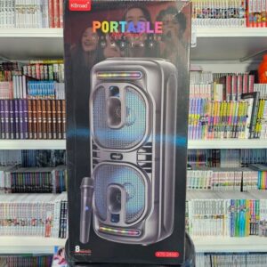 Parlante portátil Bluetooth con doble parlante de 8 pulgadas y micrófono