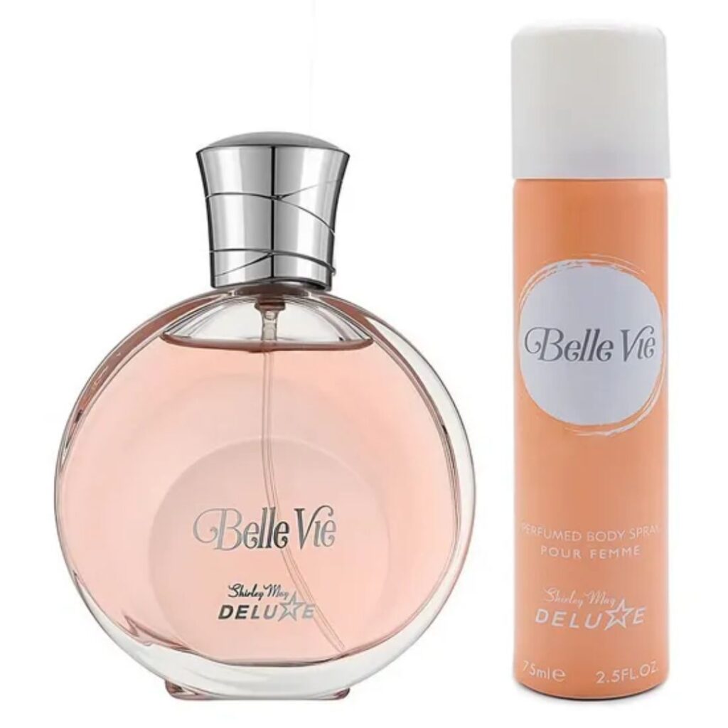 Kit Perfume Shirley May Deluxe Belle Vie Eau de Toilette Femenino 100ML + Body Spray 75ML