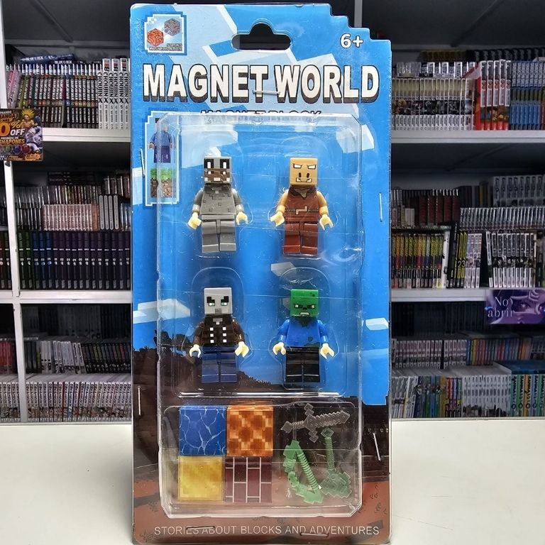 Blister Magnetico Minecraft Blue