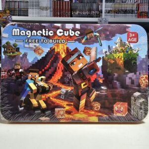 Set 60 Bloques Magneticos Lata Volcan
