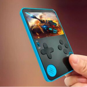 CONSOLA MINI GAME SLIM K10 500 JUEGOS 2.4″ BLUE